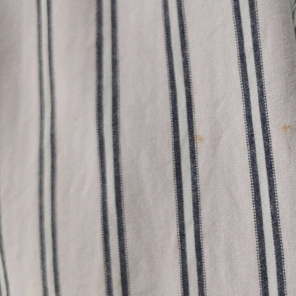 Izod MEDIUM Bundle of 2 Button Up Short Sleeve Men Pink Shirts Striped & Plaid - Picture 5 of 12